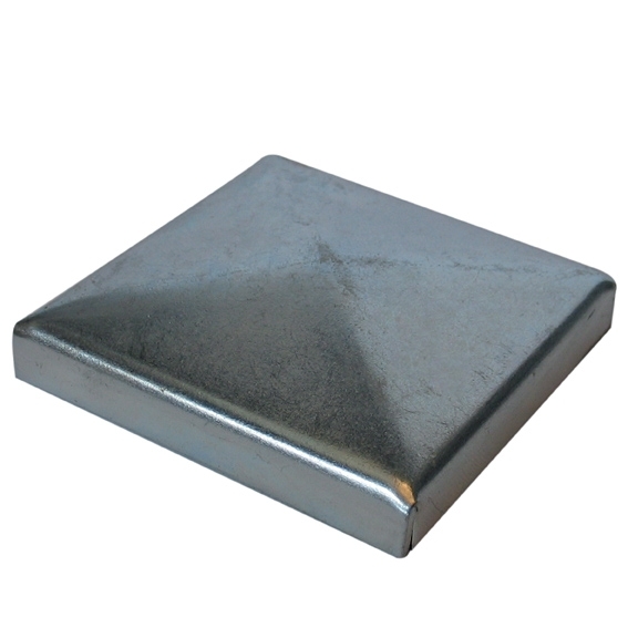Pfostendeckel verzinkt fuer 50x50 mm Pfosten- Stahl 1-2 mm-89-11E225450X50ZN-A.4