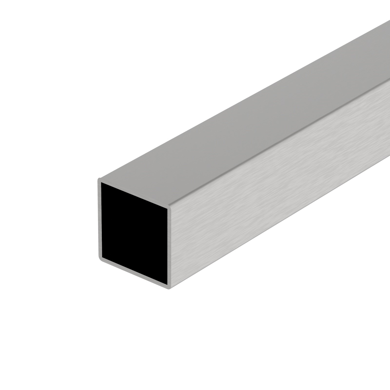 Edelstahl Quadratrohr AISI 304 40x40x2 mm 2000 mm geschliffen-89-11A40X40X22000-A.4