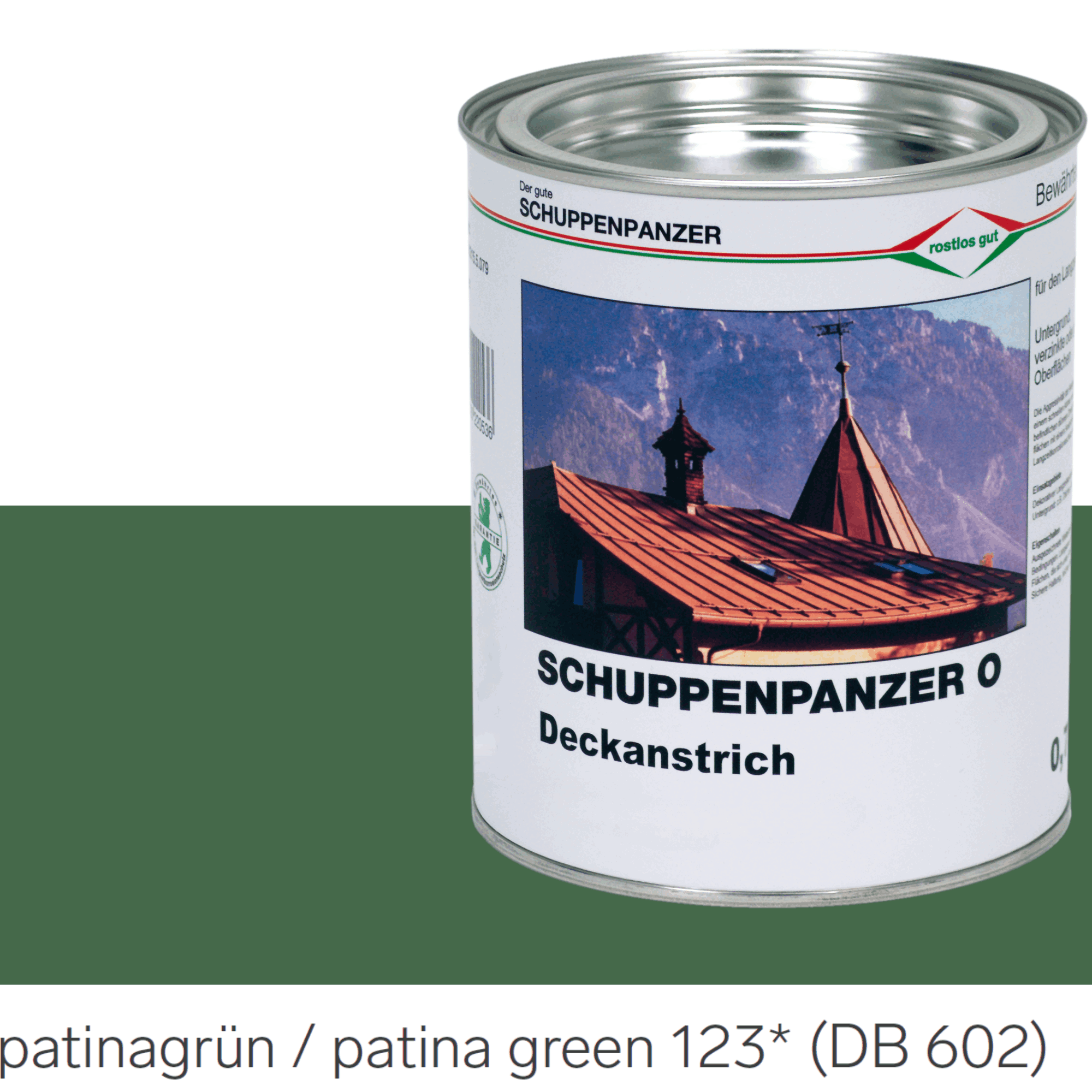 SCHUPPENPANZER-O 0609 patinagruen fuer Dachflaechen-67-1005.0