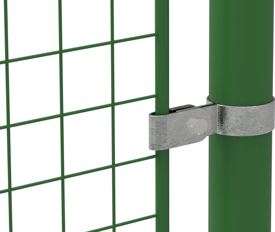 Rohrverbinder Gitterhalter einfach Ø 42-4 mm -1 1-4- - Temperguss verzinkt - 170C42-170C42