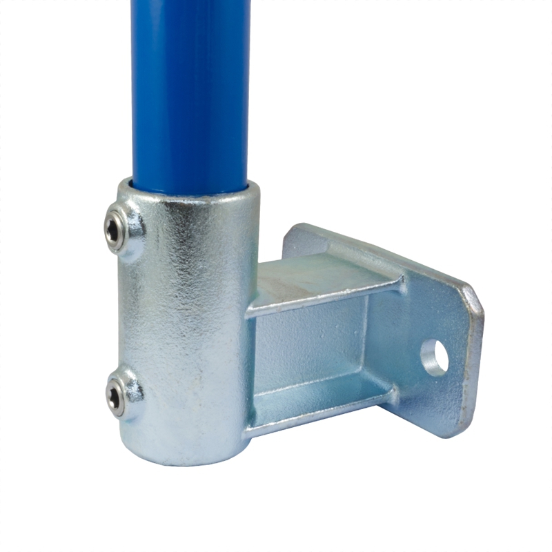 Rohrverbinder Wandhalter massiv Ø 48-3 mm -1 1-2- - Temperguss verzinkt - 245D48-245D48