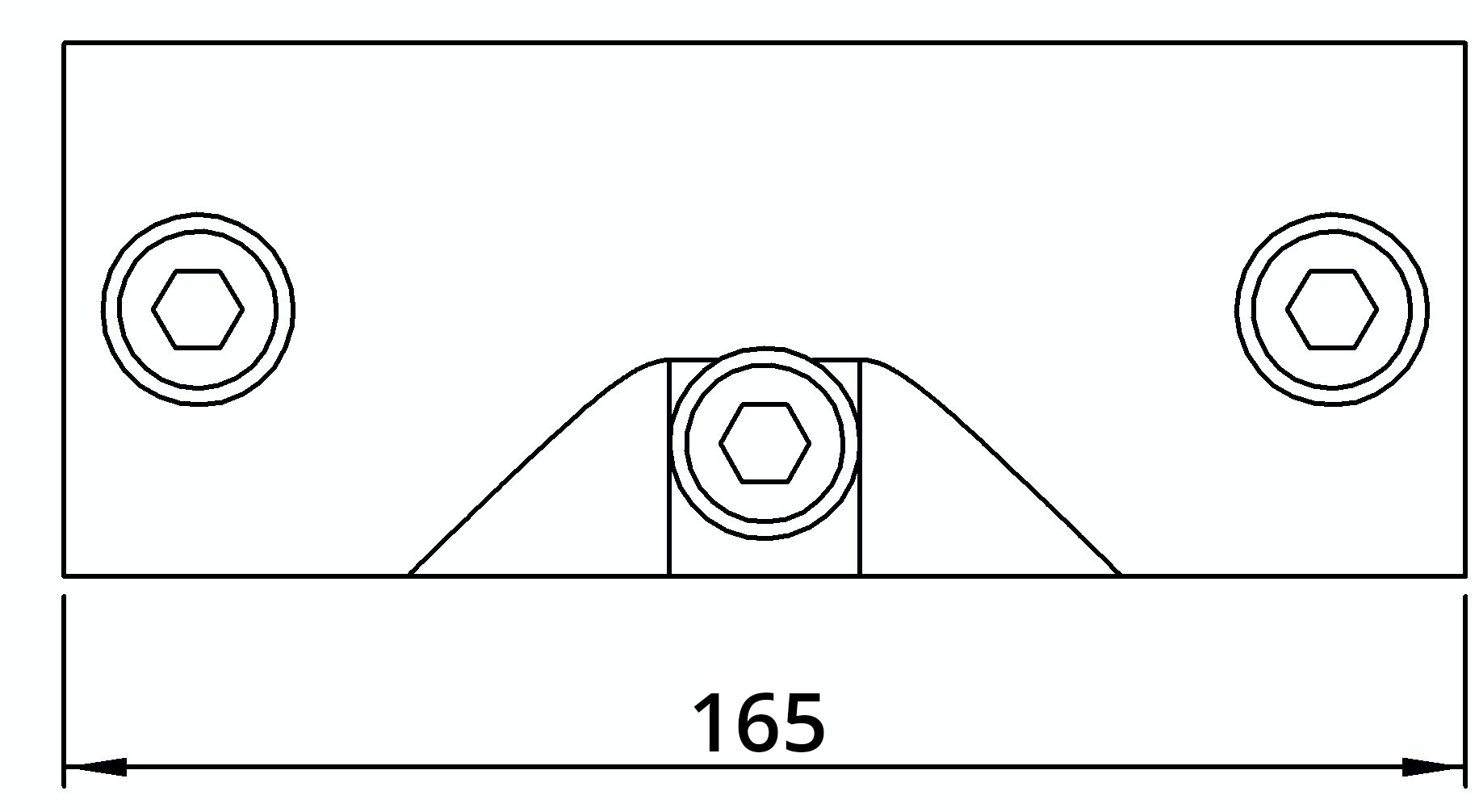 Rohrverbinder T-Stueck 11-29° Ø 48-3 mm -1 1-2- - Temperguss verzinkt - 255D48-255D48
