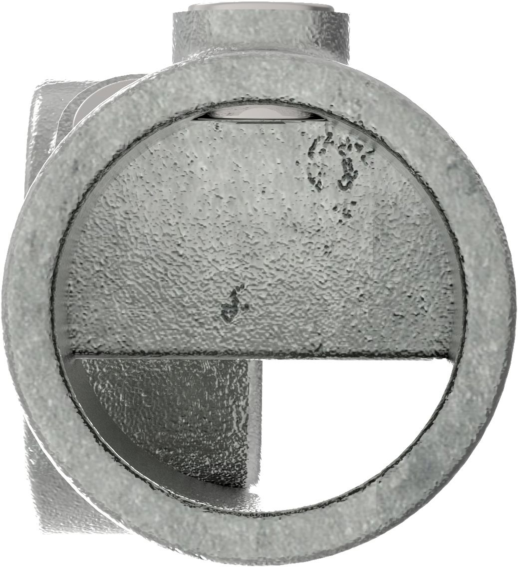 Rohrverbinder Winkelgelenk verstellbar Ø 60-3 mm -2- - Temperguss verzinkt - 148E60-148E60