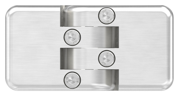 Verstellbare Glasklemme Edelstahl V4A Eckig Mod- 45-88-1145.V4A