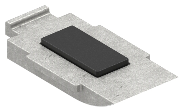 1 Sicherungsboden zu Glasklemme 63x45x30 mm AbZ V4A-10-2414.1
