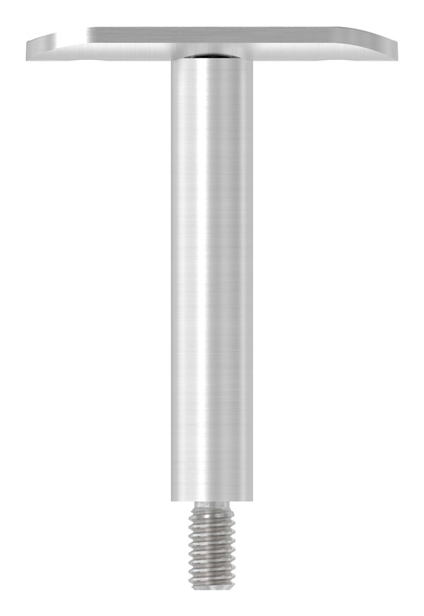 Edelstahl Traegerstift Ø 14 mm mit Halteplatte Anschluss- 42-4 mm - Aussengewinde M8 - V2A-11-3827.4