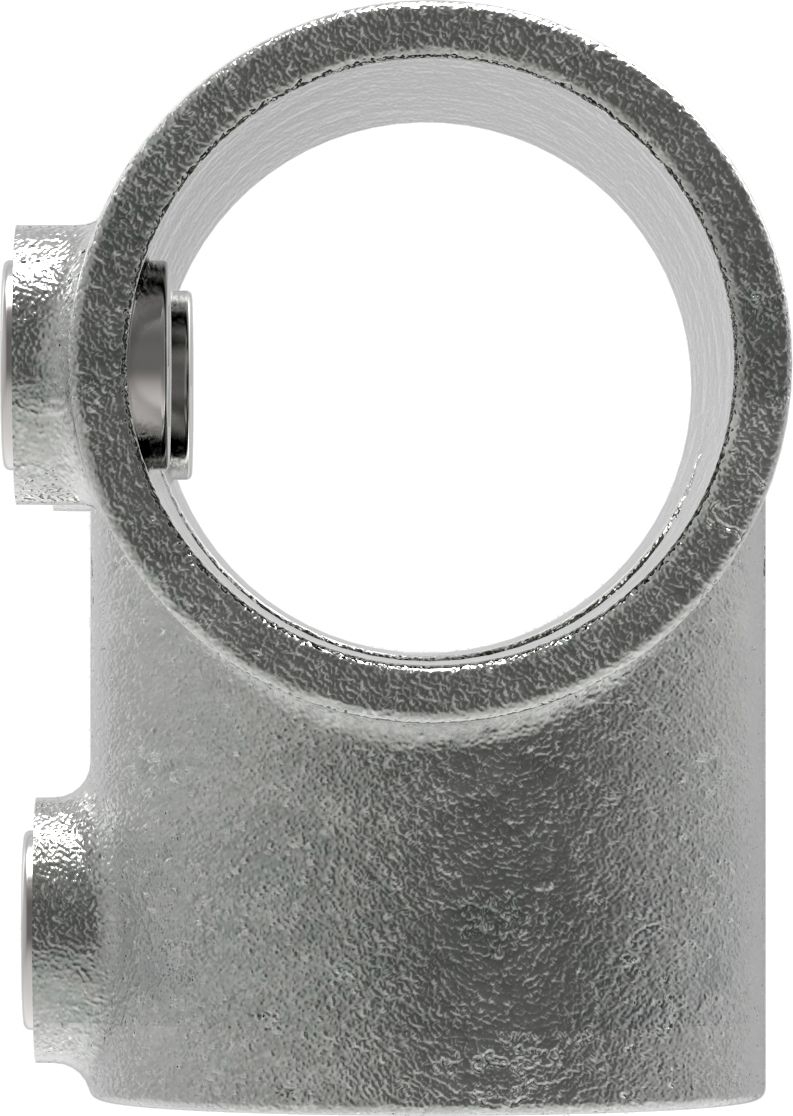Rohrverbinder - T-Stueck lang - 104B34 - 33-7 mm - 1- - Feuerverzinkt u. Elektrogalvanisiert-104B34