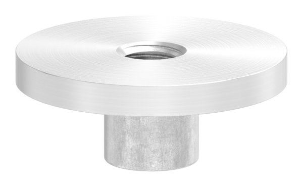 Platte flach mit M8 fuer Rohr Ø 33-7 mm V2A-11-5265.4