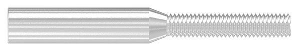 Gewindeterminal mit Aussengewinde - Linksgewinde - Fuer Seil von Ø 6 mm -V2A-11-2968.4