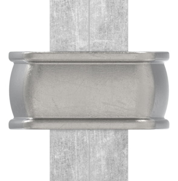 Bund - 1 Stueck - Material- 16x4 mm - Innenmass- 20x29 mm - Stahl -Roh- S235JR-30-6717.8