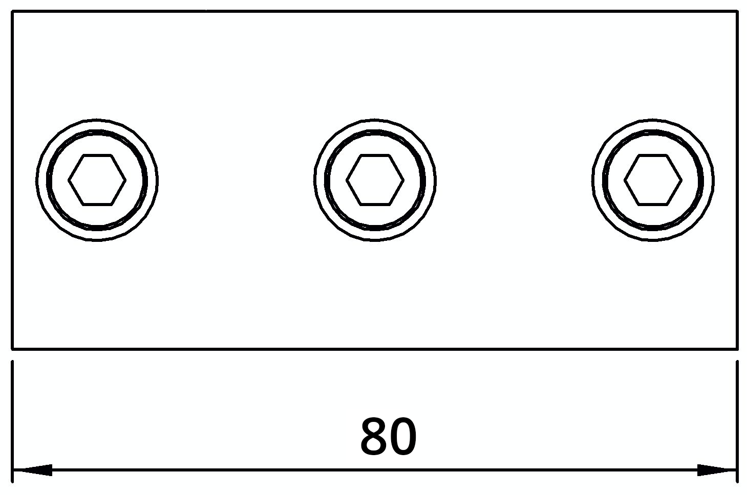 Rohrverbinder - Kreuzstueck durchgehend - 119A27 - 26-9 mm - 3-4- - Feuerverzinkt u. Elektrogalvanisiert-119A27
