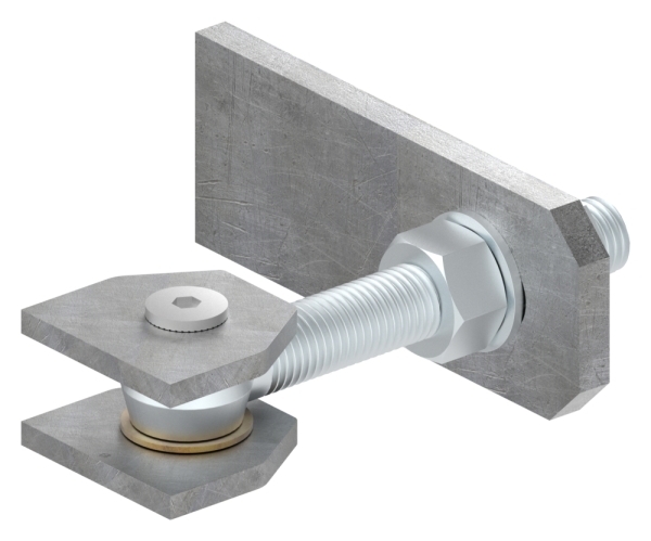Torband Stahl galvanisch verzinkt M24 Gewinde verstellbar Langlochlasche 180° 200 kg-88-11121-M24.GV