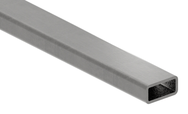 Rechteckrohr - Masse- 40x20x3 mm - Laenge- 6000 mm - Stahl S235JR- roh-30-2134.8