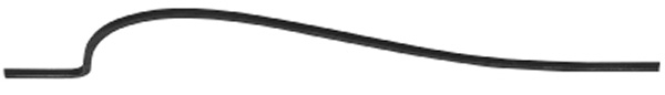 Bauchstab - Laenge- 1000 mm - Material- 12x12 mm - Stahl S235JR- roh-30-1185.8