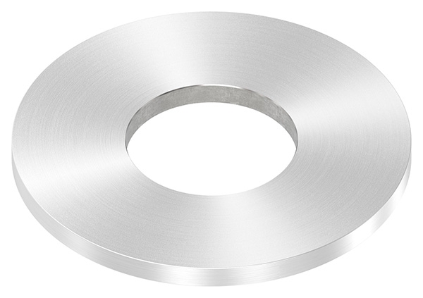 Ankerplatte Masse- 100x6 mm Rundschliff und Mittelbohrung V2A-11-2270R.4