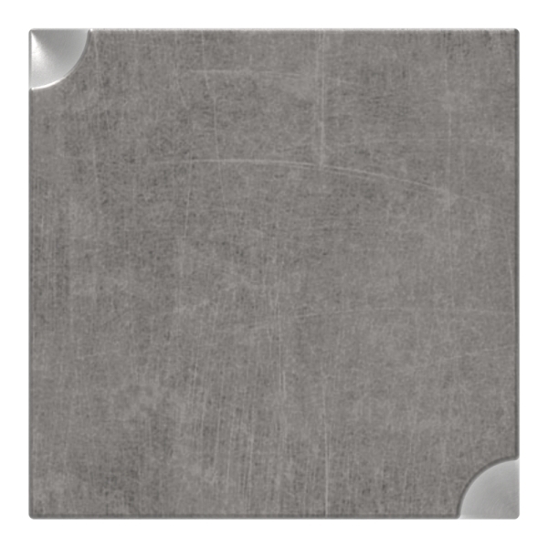 Vierkant gehaemmert - Material- 25x25 mm - Laenge- 3000 mm - Stahl -Roh- S235JR-30-1489.8