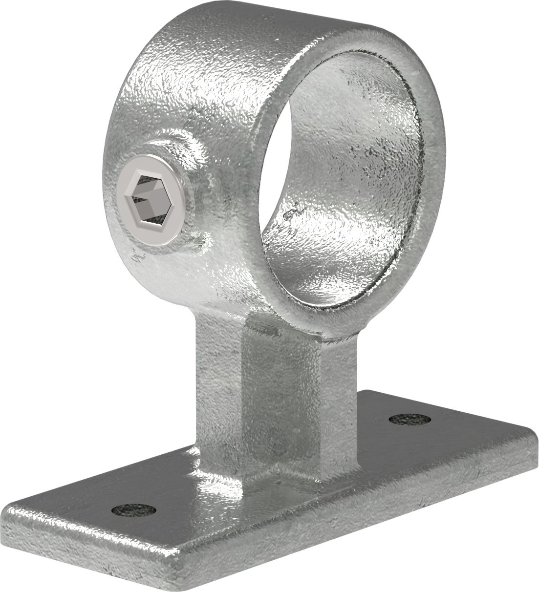 Rohrverbinder - Handlaufhalterung Befestigungsschraube 90° - 143WA27 - 26-9 mm - 3-4- - Feuerverzinkt u. Elektrogalvanisiert-143WA27