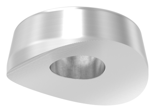 Ausgleichsstueck Edelstahl V2A fuer Rohr Ø 42-4 mm- Ø 18 mm- Bohrung Ø 7 mm-88-1151340-240.42