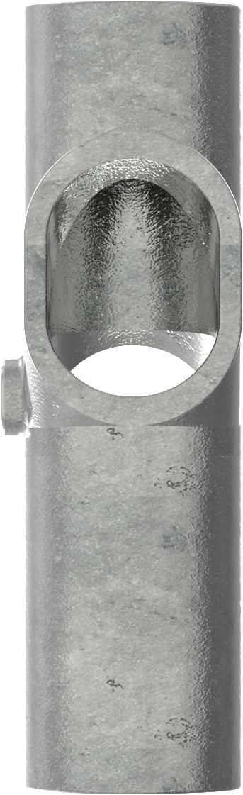 Rohrverbinder Kreuzstueck 30-45° Ø 48-3 mm -1 1-2- - Temperguss verzinkt - 126D48-126D48