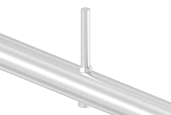 Ausgleichsstueck Ø 18mm fuer Rundrohr 48-3mm mit Senkbohrung 6-5 mm- V2A-88-1151341-240.48