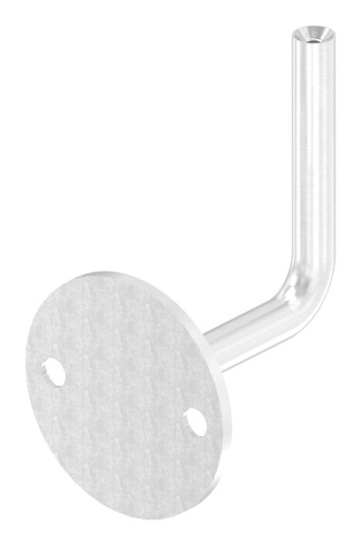 Handlaufhalter V2A Ronde Ø70x4mm- Buegel Ø12mm- Wandabstand 80mm- Innengewinde M6- verschweisst-88-1150303-240.V