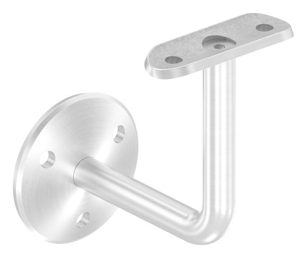 Handlaufhalter mit Ronde 58x4 mm und Halteplatte fuer Ø 42-4 mm V2A-11-2036.4