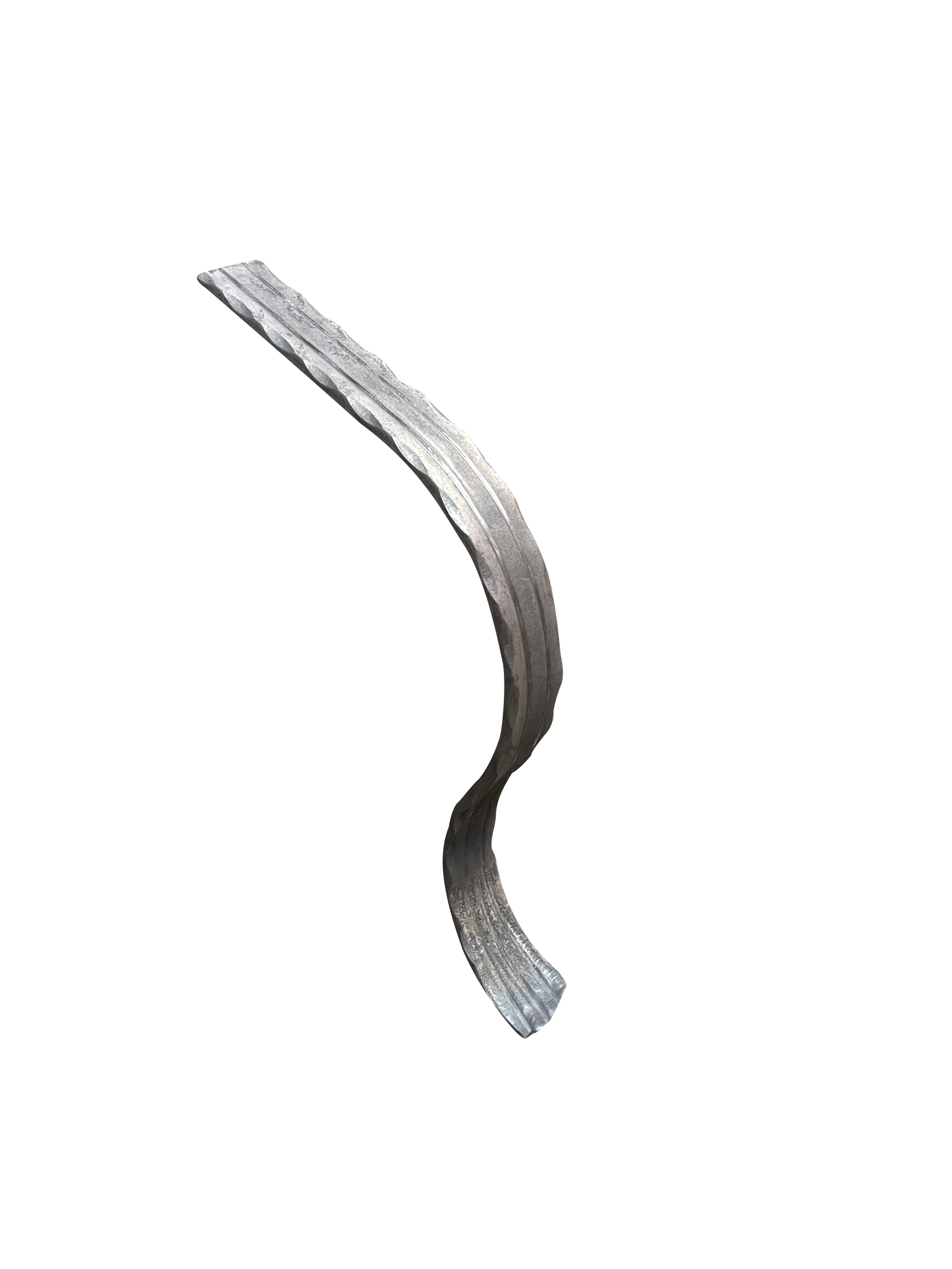 Handlauf-Endstueck 40x8 mm Kanten gehaemmert Stahl S235JR passt zu  30-1370-8-30-1460.8