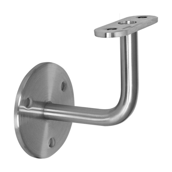 Handlaufhalter Edelstahl AISI 304 fuer Flachhandlauf Wandbefestigung geschliffen-89-11A0115000-A.4