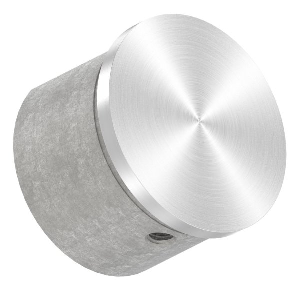 Endkappe - flache Ausfuehrung - fuer Nutrohr Ø 48-3 mm - V2A-12-2301.4