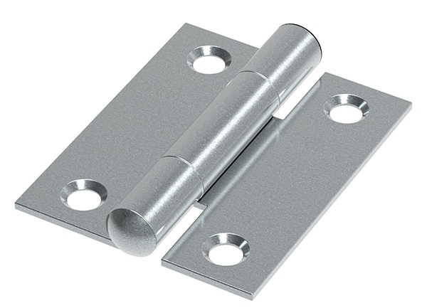 Scharnier Stahl verzinkt 25x20mm mit festem Zapfen-88-11450.10