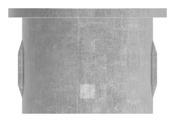 Stahlstopfen - mit M8 - flach - fuer Rohr Ø 42-4 x 3-0-3-5 mm - Stahl -Roh- S235JR-30-2967.8