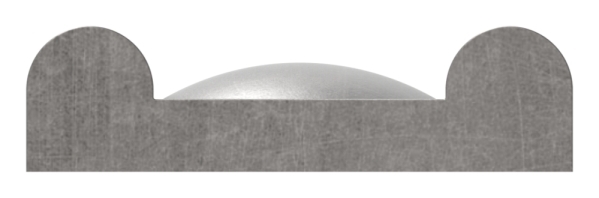 Hespeneisen 30x8x4 mm mit Nietenkoepfen 3000mm Zierprofil-30-1479.8
