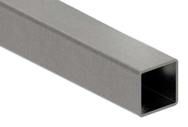 Quadratrohr - Masse- 60x60x3 mm - Laenge- 6000 mm - Stahl S235JR- roh-30-2130.8