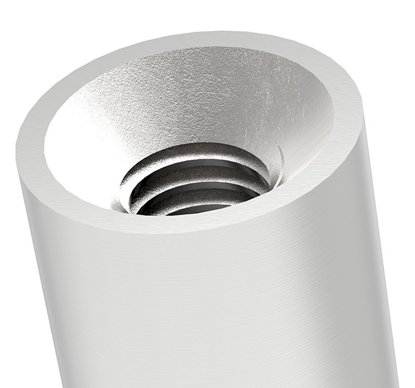 Edelstahl Traegerstift Ø 12 x 100 mm - mit Aussen- - Innengewinde -V2A-11-2168.4