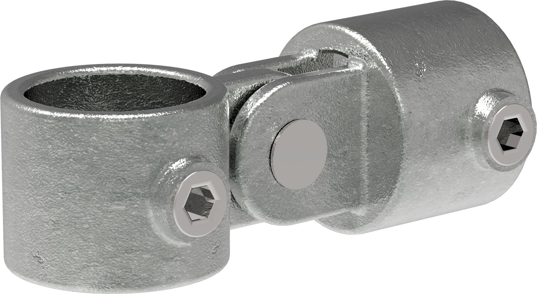 Rohrverbinder - Gelenkstueck einfach - 173C42 - 42-4 mm - 1 1-4- - Feuerverzinkt u. Elektrogalvanisiert-173C42