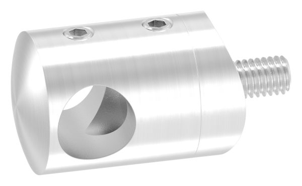 Querstabhalter V2A Edelstahl – Anschluss 42-4 mm fuer Rundstaebe 12 mm inkl- Schrauben-11-1021.4