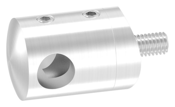 Querstabhalter V2A Edelstahl – Anschluss 48-3 mm fuer Rundstaebe 10 mm inkl- Schrauben-11-1023.4