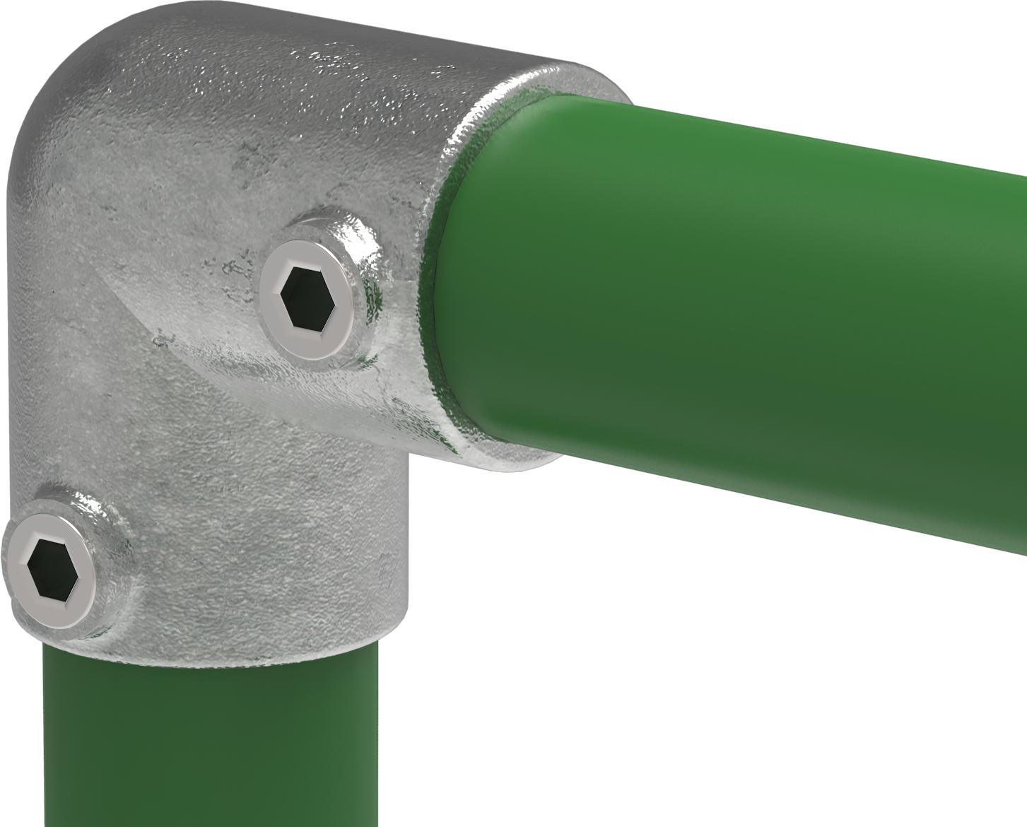 Rohrverbinder - Bogen 90° - 125S17 - 17-2 mm - 3-8- - Feuerverzinkt u. Elektrogalvanisiert-125S17