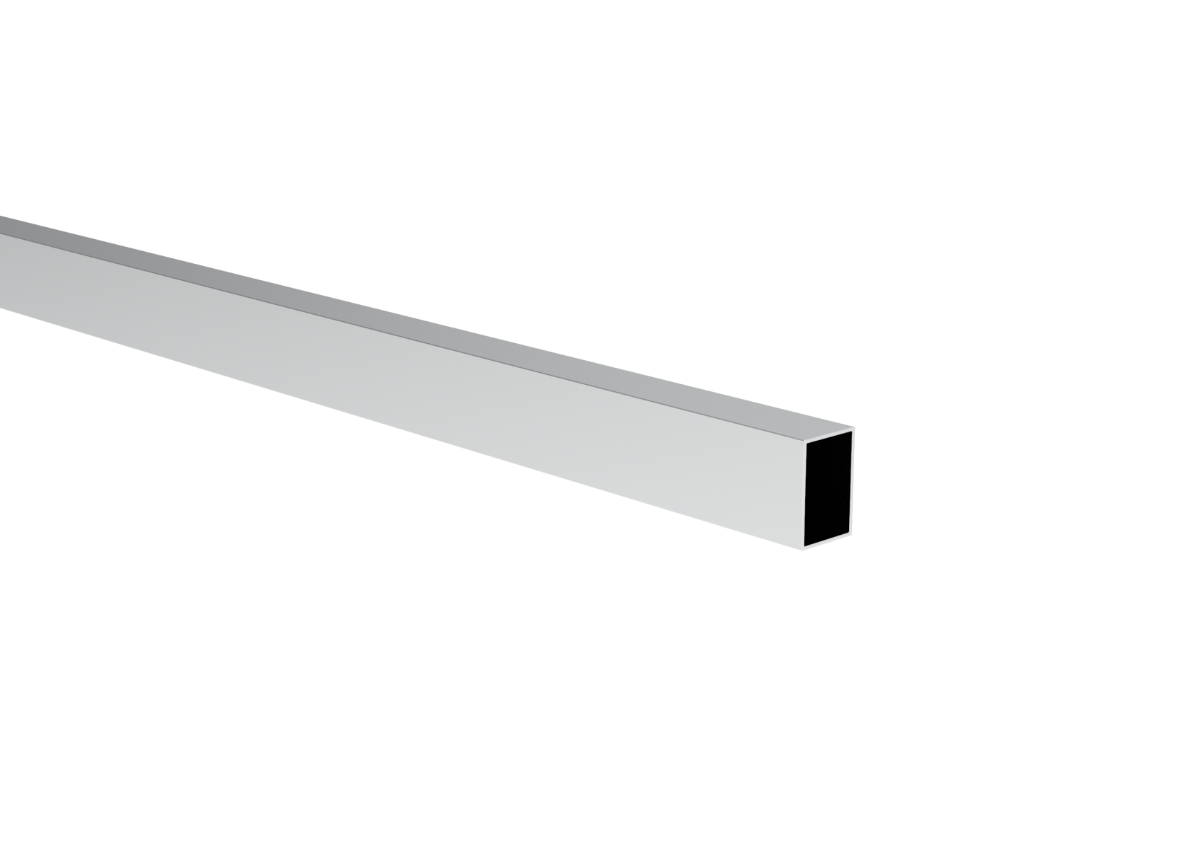 Zaunprofil Aluminium 20x30 mm 6-0 m Natur-89-11FGS20X306000N-A.4