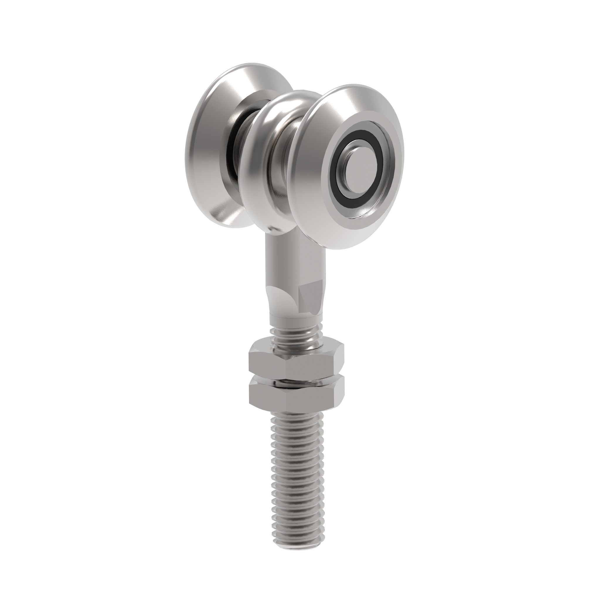 Rollenapparat zweirdrig Stahl verzinkt fr Profil 57 x 67 mm bis 400 kg-89-11H0757X67-A.4