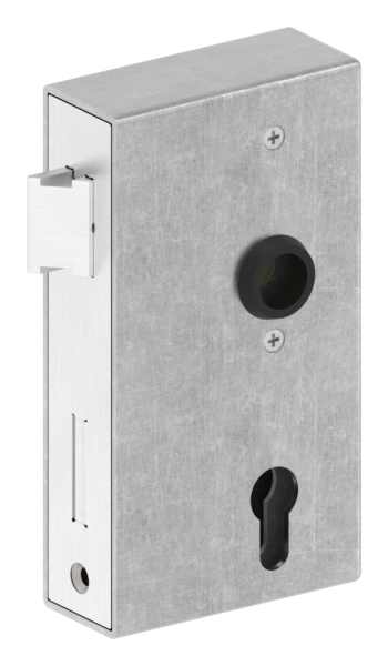 Schlosskasten - Masse- 173x94-5x40 mm - Dorn- 60 mm - Stahl -roh- S235 JR-30-3202.8