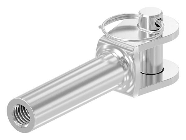 Gabelterminal Edelstahl V4A Innengewinde M8 links-88.11100057008