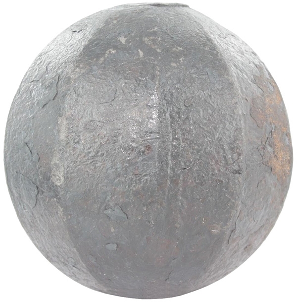 Massivkugel Ø 40 mm - abgehaemmert - Stahl S235JR- roh-30-2726.8