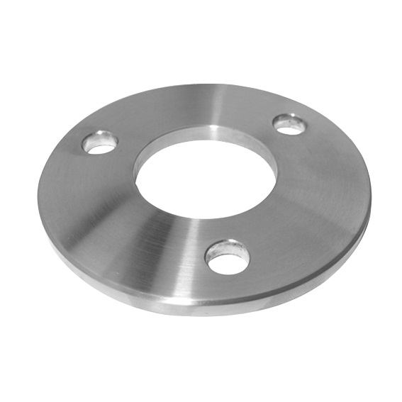 Ankerplatte Ø 100 x 6 mm mit Zentrierbohrung- Ø 42-6 mm V2A-11-2265-4.4