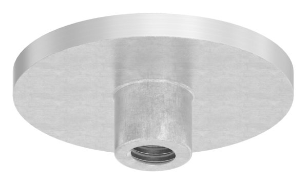 Platte flach mit M8 fuer Rohr Ø 42-4 mm V2A-11-5266.4