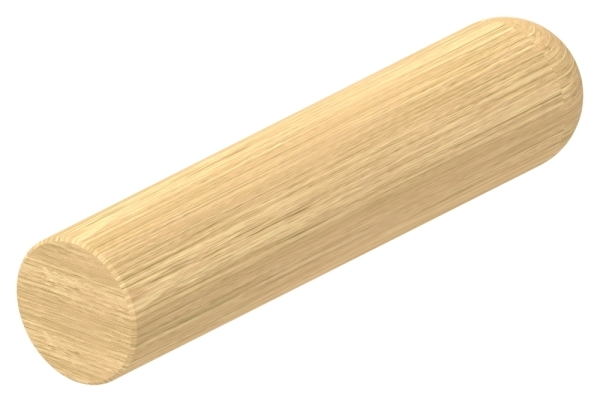 Holzhandlauf Esche Ø 42mm- Laenge 200mm- lackiert-88-11HHM.ES42