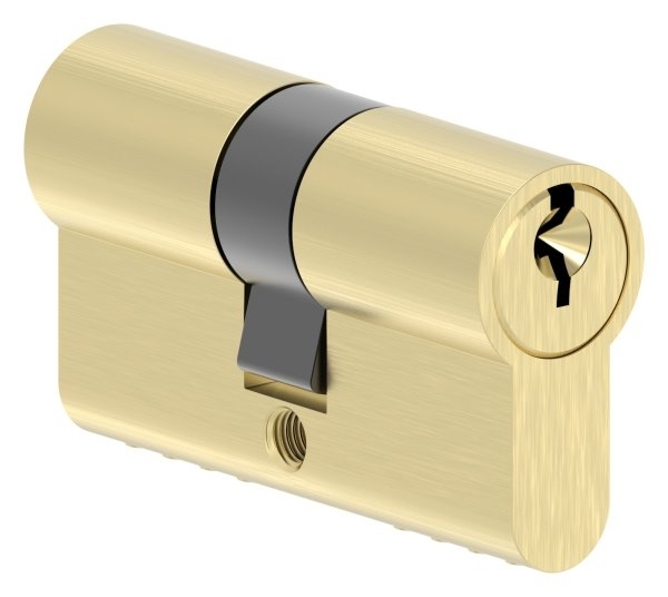 Zylinder aus Messing mit 3 Schluessel 55 mm-11-3953.5