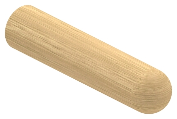 Holzhandlauf Esche Ø 42mm- Laenge 200mm- lackiert-88-11HHM.ES42
