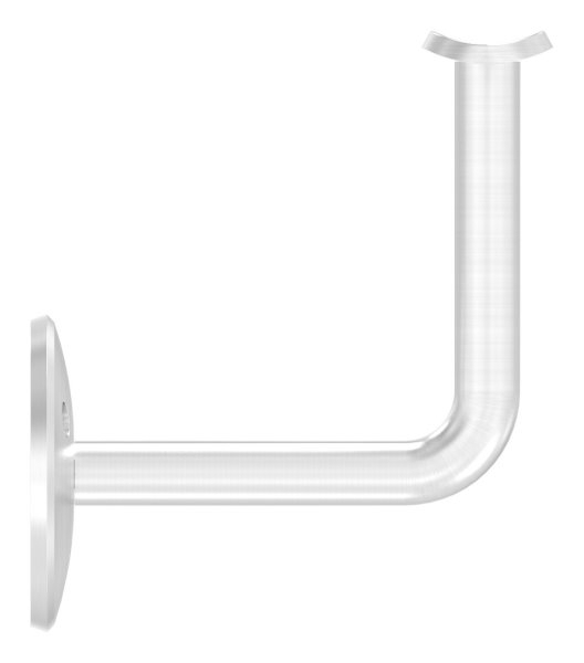 Handlaufhalter mit Ronde 58x4 mm und Halteplatte fuer Ø 42-4 mm V2A-11-2036.4