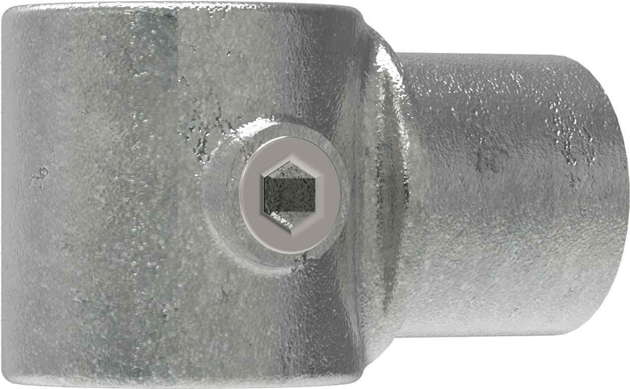 Rohrverbinder Drehstueck Ø 33-7 mm -1- - Temperguss verzinkt - 147B34-147B34